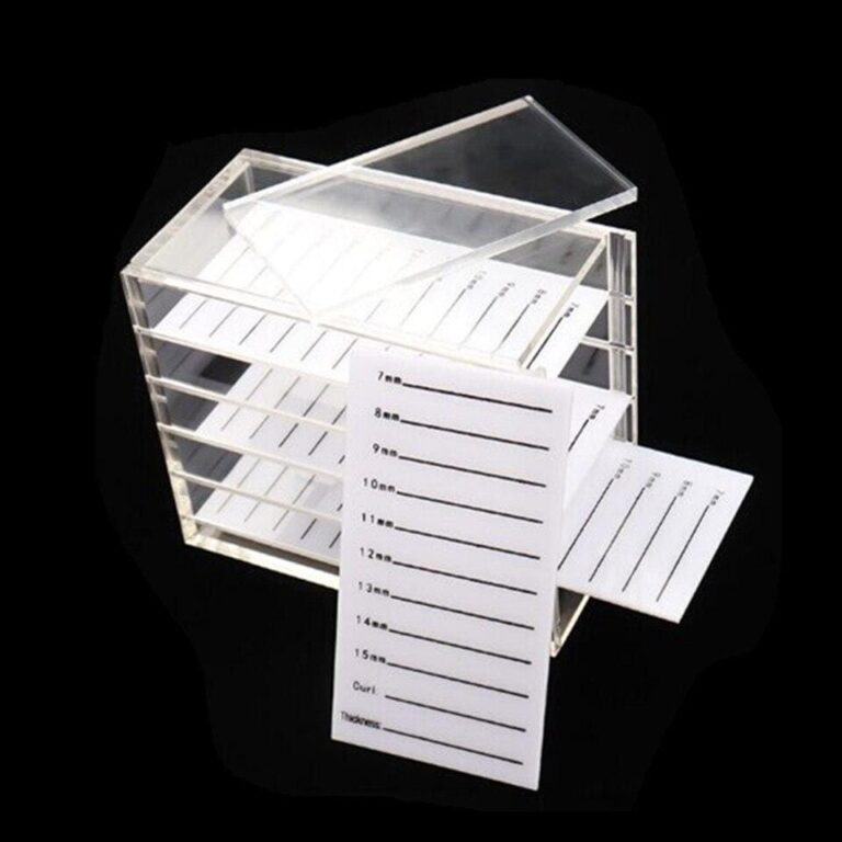 Genomskinlig falska ögonfransar förvaring