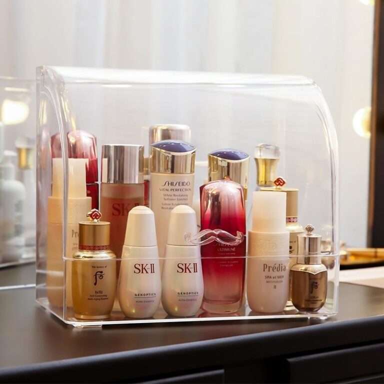 Alternative view of Genomskinlig makeupförvaring