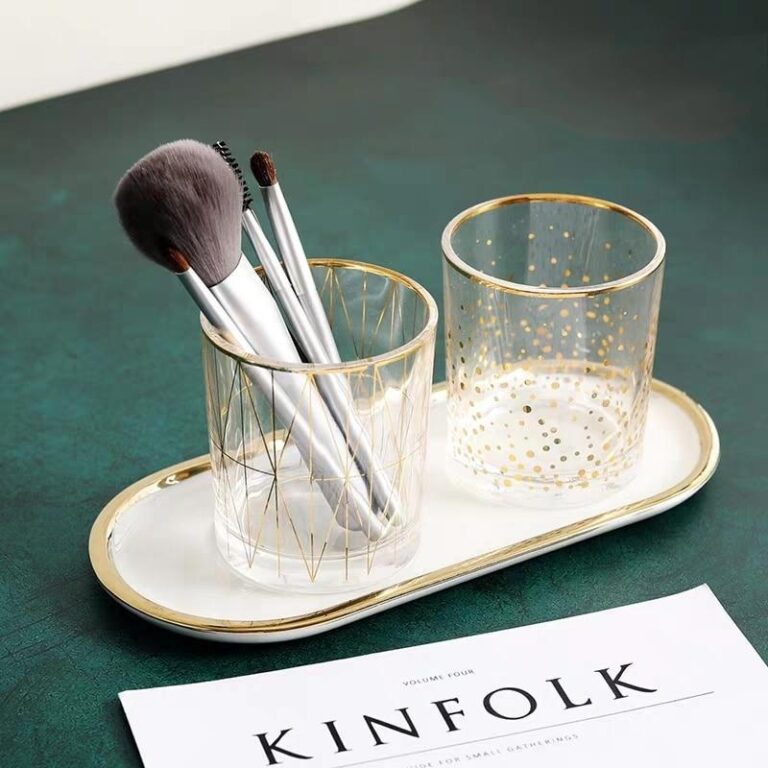 Alternative view of Glas kosmetikkruka