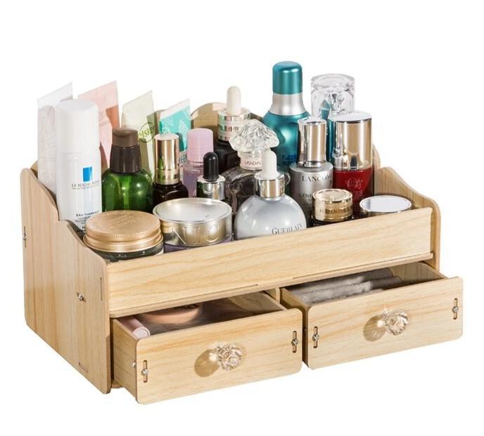 Handgjord sminkförvaring