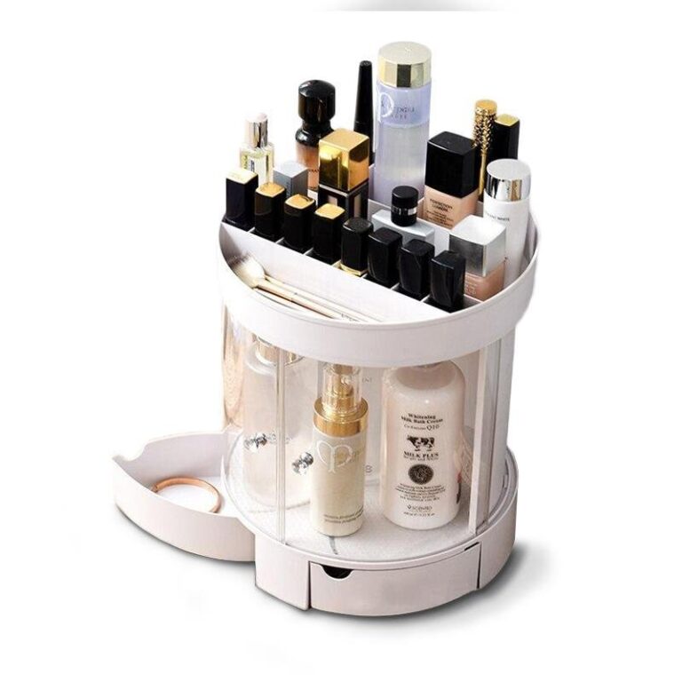 Öppnande sminkförvaringstorn
