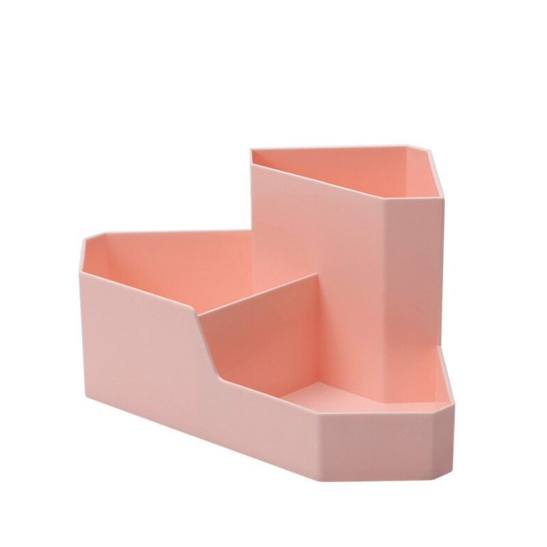 Polygonal glas sminkförvaring