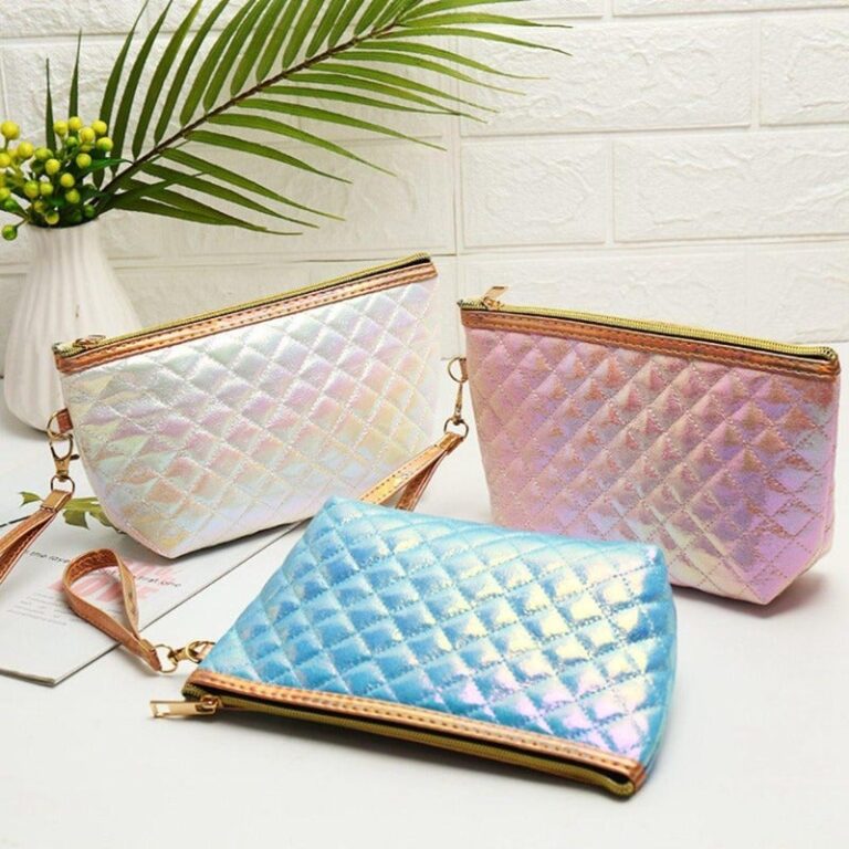 Alternative view of Quiltad sminkväska