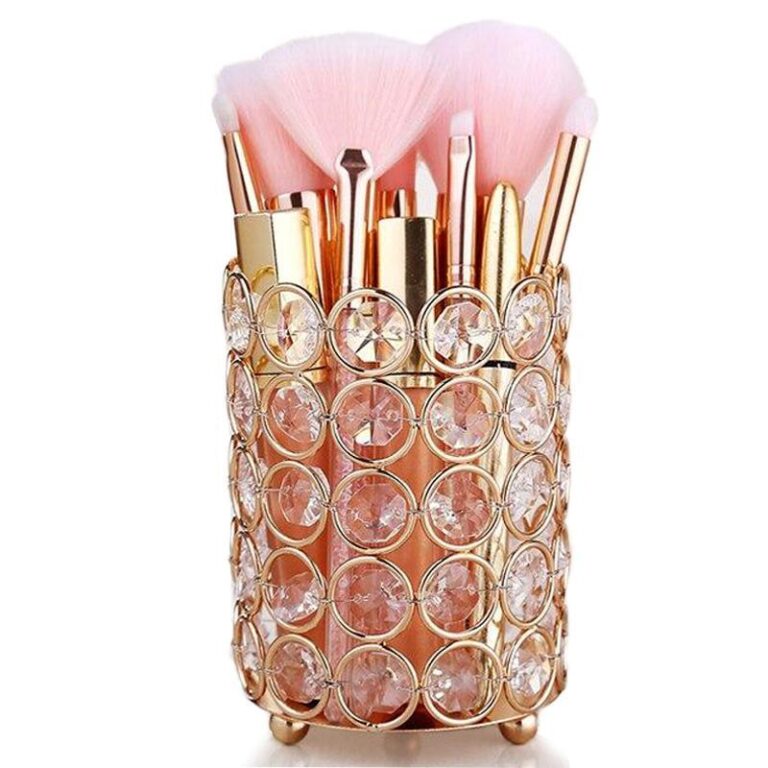 Eleganta sminkförvaring borstar