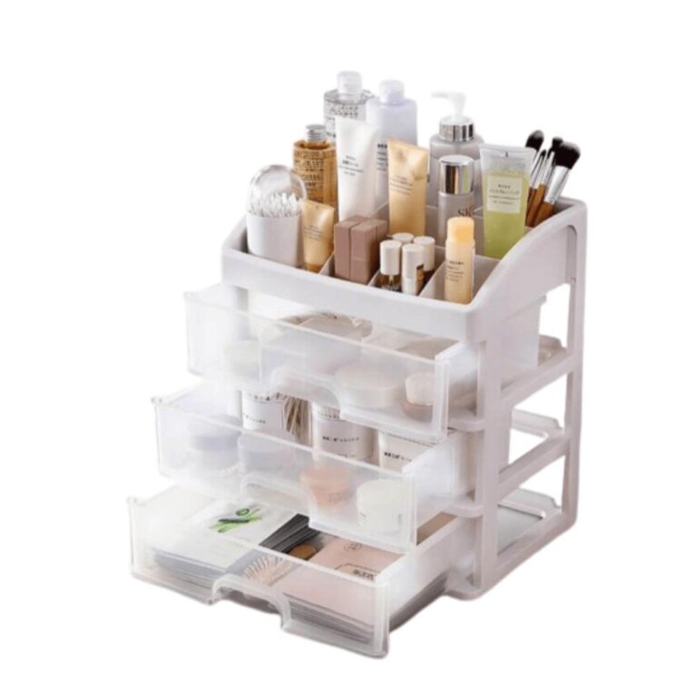 Sminkförvaring genomskinlig låda