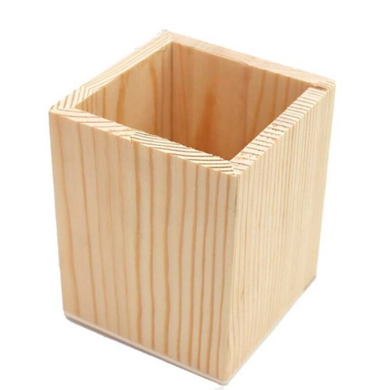 Alternative view of Trä sminkpenslar kruka